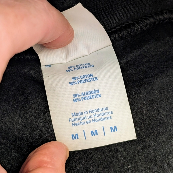 Black Graphic Hoodie, Adult Unisex, Medium, "I Can't People Today" - Picture 7 of 10